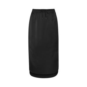T BY ALEXANDER WANG Asymmetric Satin Midi Skirt